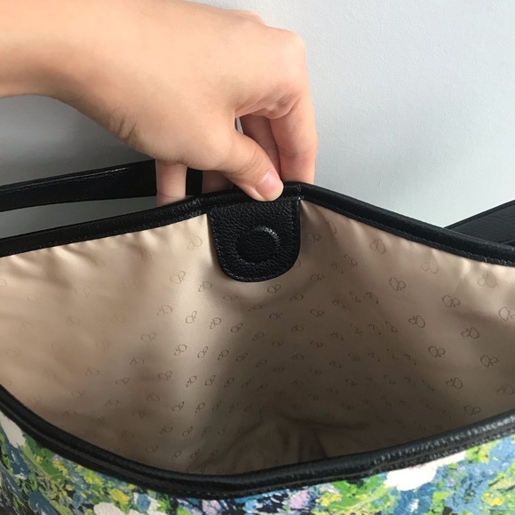 Charlotte Ronson Floral Tote Bag - Picture 9 of 12